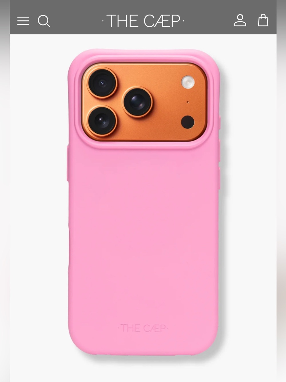 The CAEP Malibu iPhone Case and Detach Hook 17 Pro Max - Like new